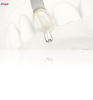 Figure 18. A screw-access hole is created in the crown component, through which the abutment/crown restoration is screw-retained into place.